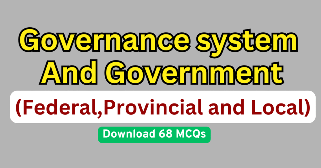 governance system and government