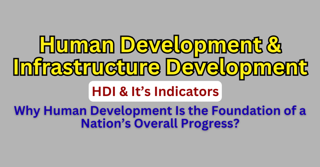 human development & infrastructure development
