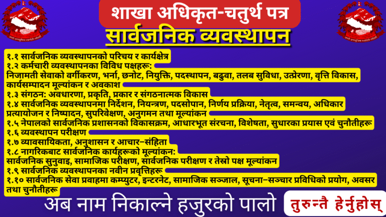 section officer 4th paper part a