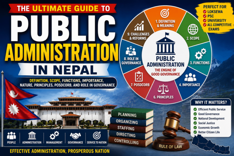 public administration in nepal