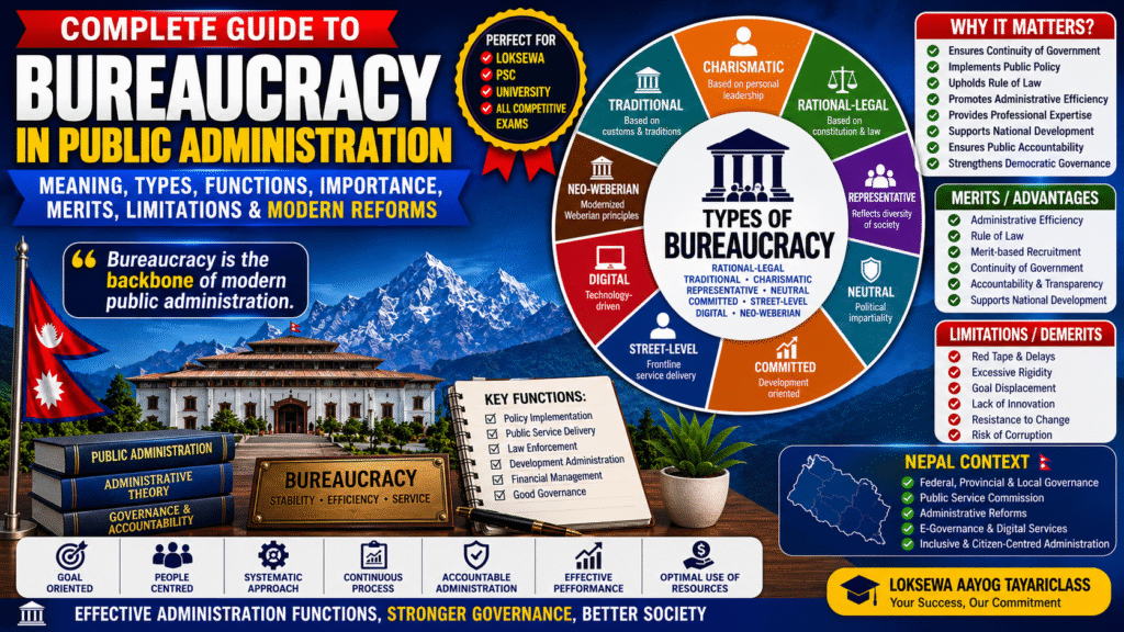 Bureaucracy in Public Administration Definition and Weber Theory